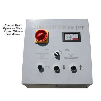 Atlas 12AWFSL 12,000 lb Capacity Alignment Scissor Lift with Wheels Free Lifts