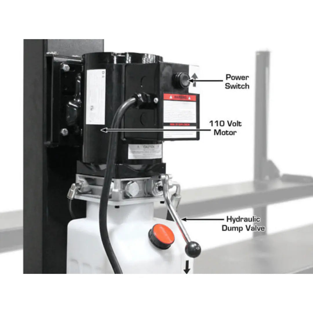 Atlas ALI Certified APEX 8 4-Post Lift + RJ35 Sliding Jacks Combo