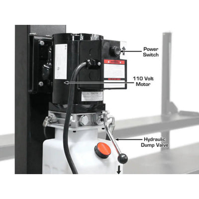 Atlas ALI Certified APEX 8 4-Post Lift + RJ35 Sliding Jacks Combo