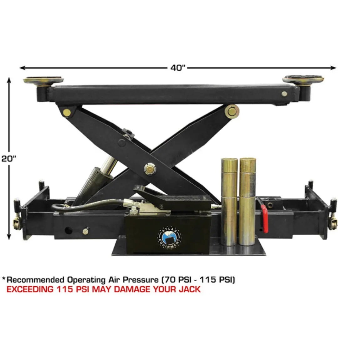 Atlas RJ8000 8,000 lb Rolling Bridge Heavy Duty Jack