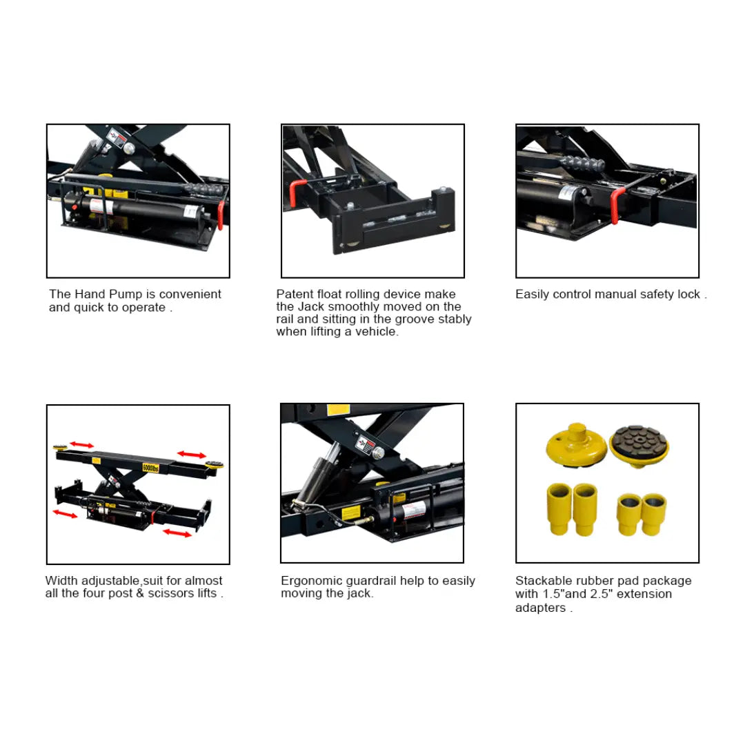 Amgo J6H 6,000 lb Rolling Jack