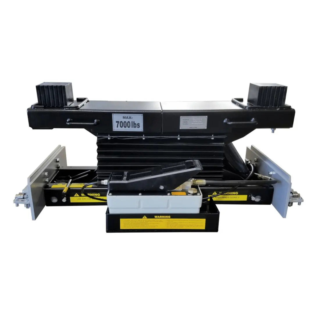 iDeal RAJ-7K-H Rolling Air Jack 7,000 lb. Capacity - On The Rail - Air Bag - High Mount