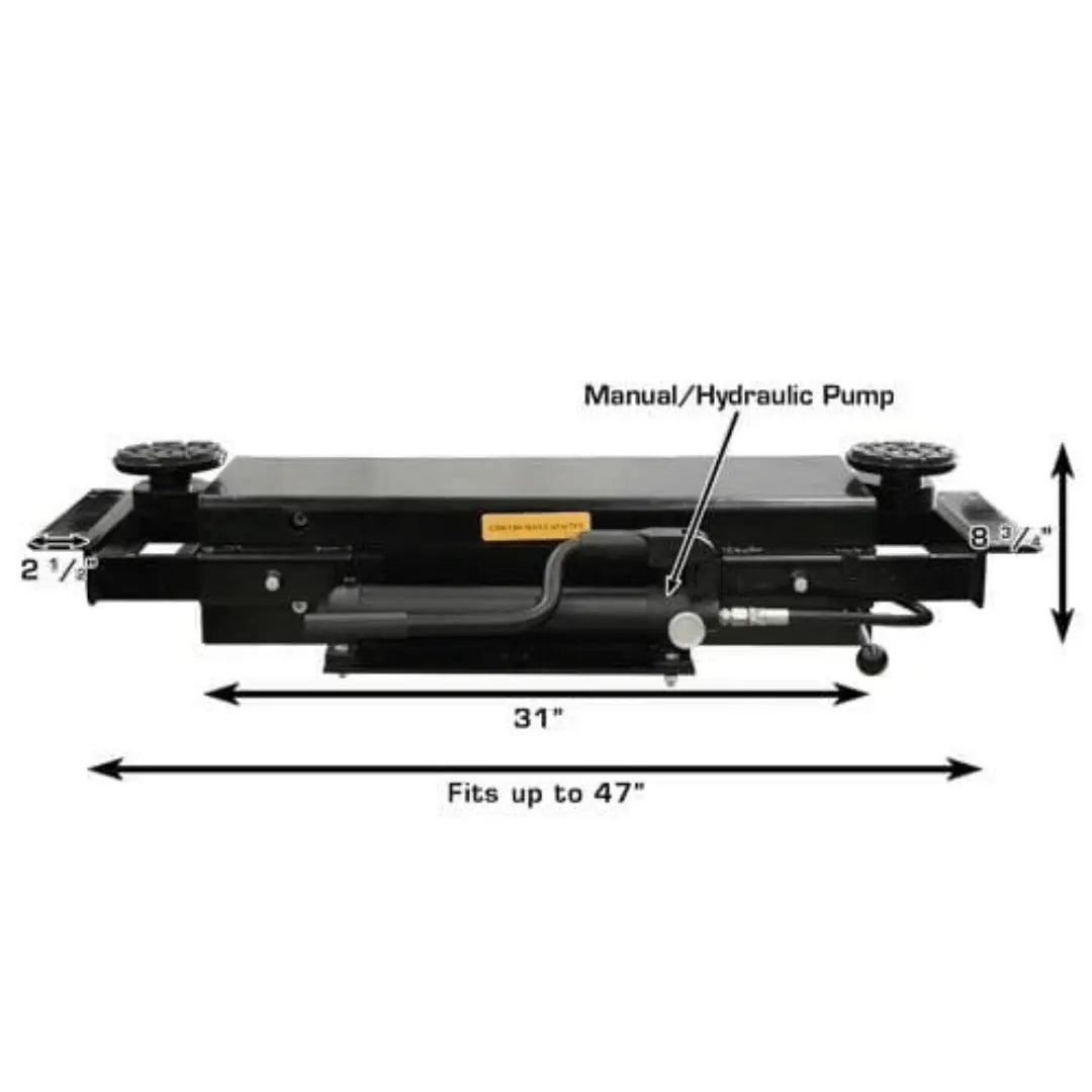Atlas ALI Certified APEX 8 4-Post Lift + RJ35 Sliding Jacks Combo