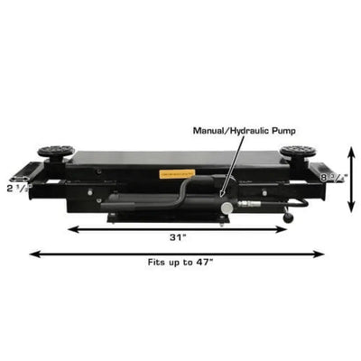 Atlas ALI Certified APEX 8 4-Post Lift + RJ35 Sliding Jacks Combo