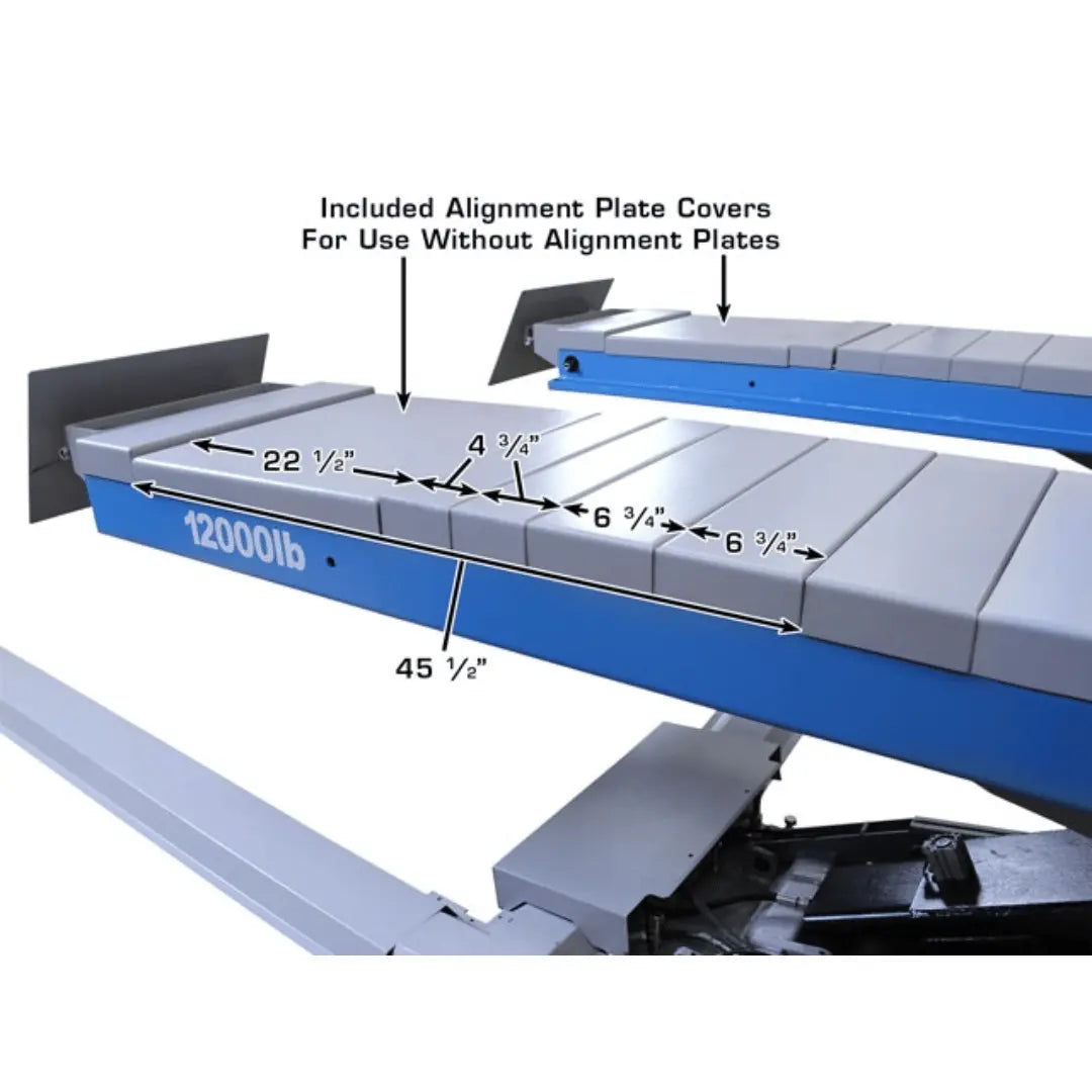 Atlas 12AWFSL Alignment Scissor Lift and RJ-6 Rolling Jack Combo